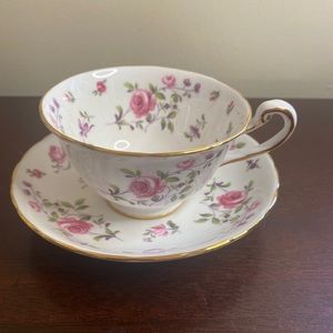 Royal Chelsea English Bone China Tea Cup and Saucer made In England